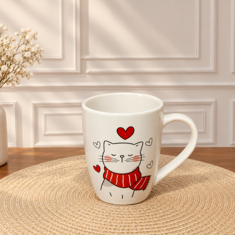 Caneca Porcelana Gatinhos