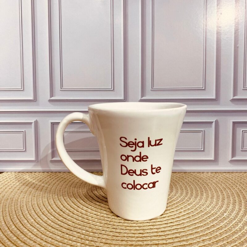 Caneca Seja Luz onde Deus te colocar