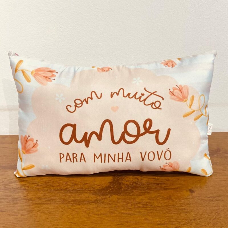 Almofada Com Muito Amor Para Minha Vovó