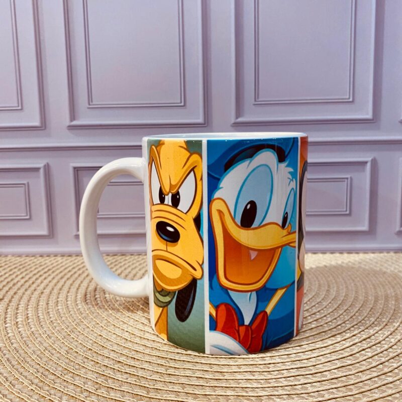 Caneca Porcelana Personagens Disney