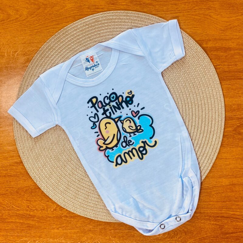 Body Infantil  Pacotinho de Amor