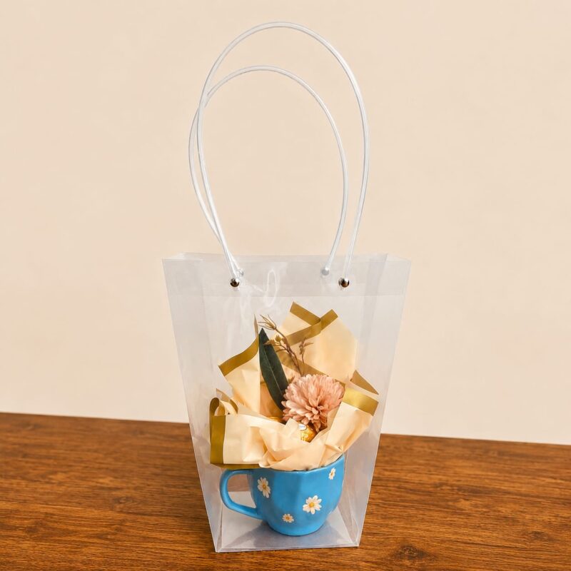 Bolsa Transparente Presente na Caneca